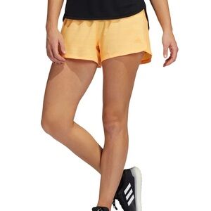 Adidas Vibrant Orange Running Shorts